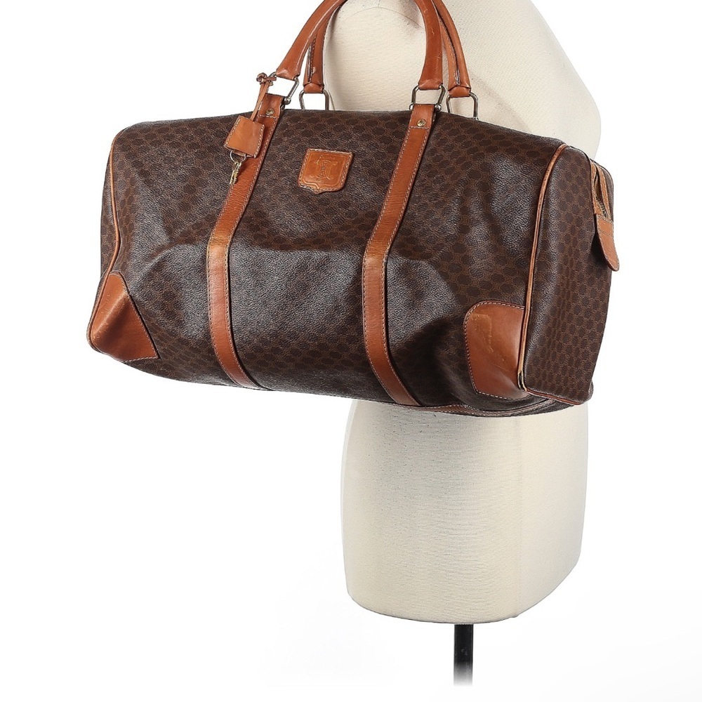 Celine Brown XL Macadam Weekender Bag - Picture 5 of 12